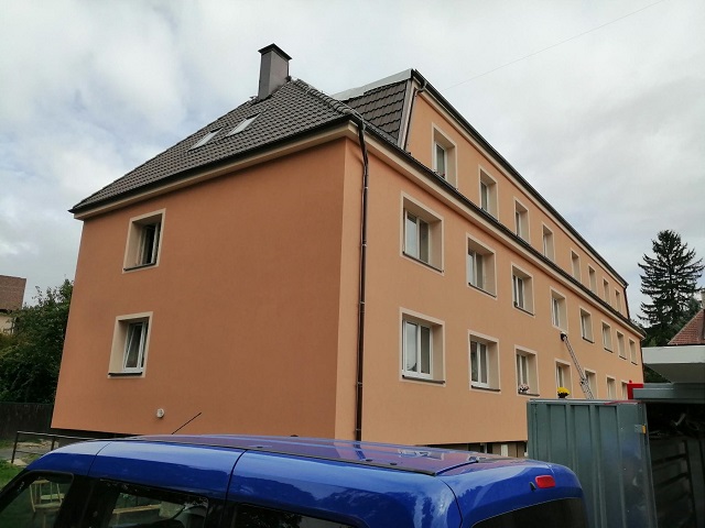 Rekonstrukce a zateplení fasády Česká Lípa