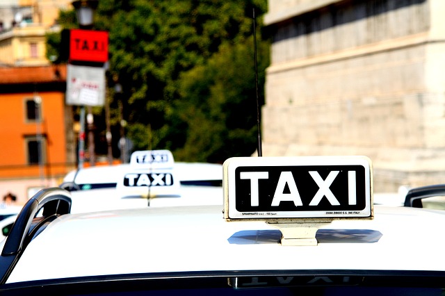 parkoviště pro taxi