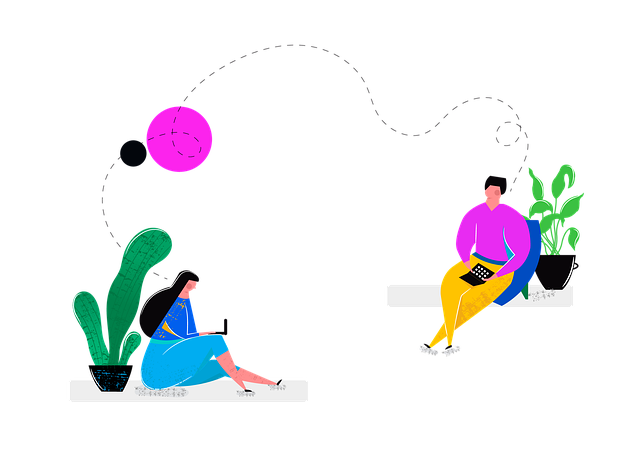 propojení několika lidí možné přes internet